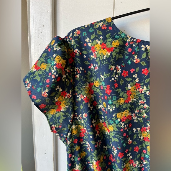 Tucker for Target Vibrant Floral V-Neck Mini Dress - Picture 8 of 9